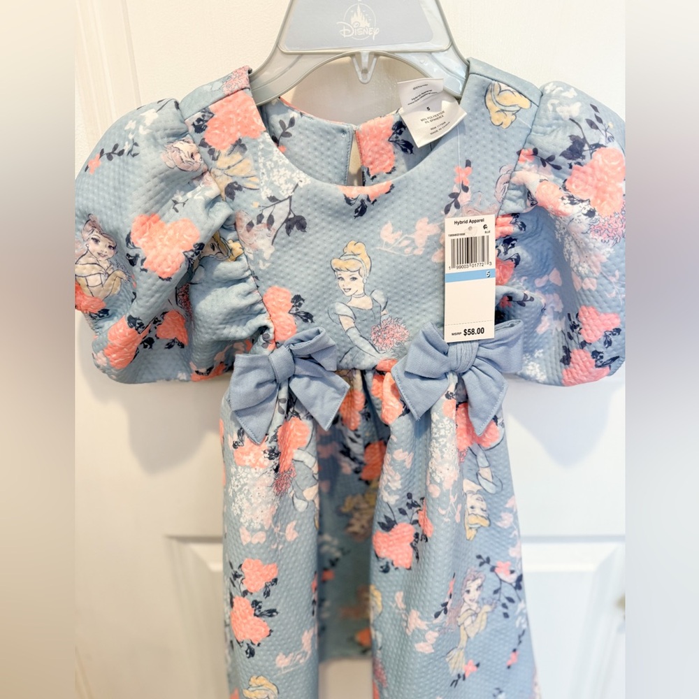 New with Tags Cinderella Bow Dress Size 5T